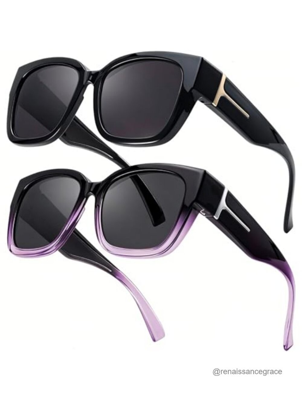 Polarized Fit Over Sunglasses Square Oversized UV400 Driving